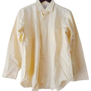 1950s 50s Vintage Arrow Sanforized L Perma-Iron Shirt XL 16-33 Casual VTG Yuppie